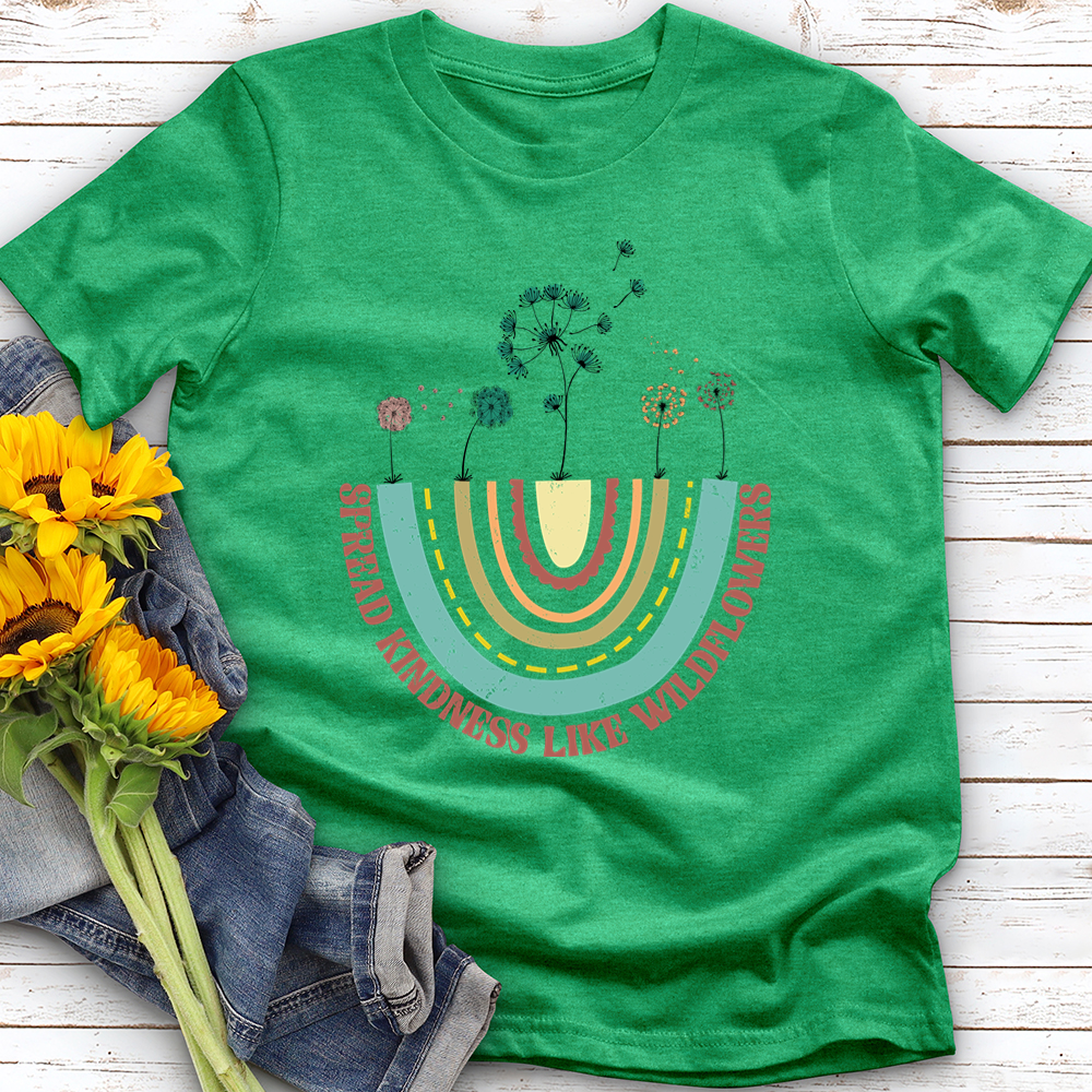 Spread Kindness Like Wildflowers Softstyle Tee