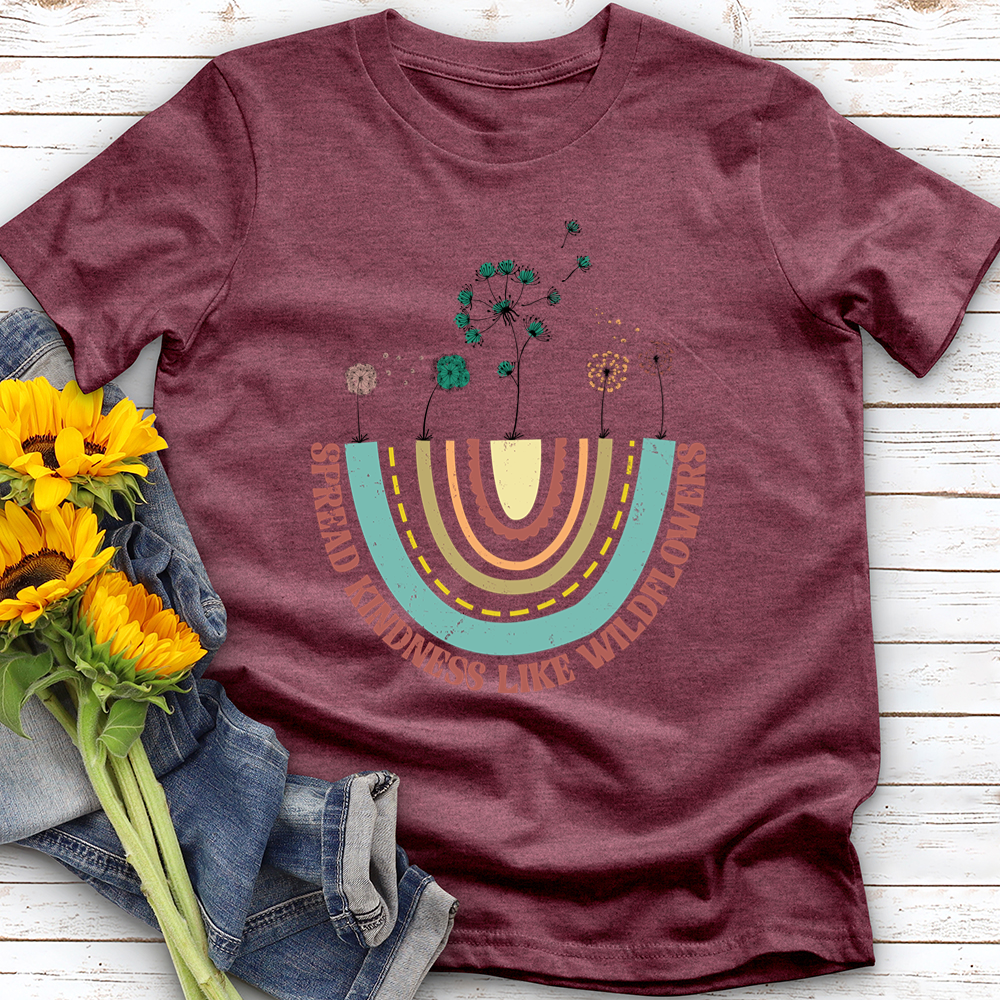 Spread Kindness Like Wildflowers Softstyle Tee
