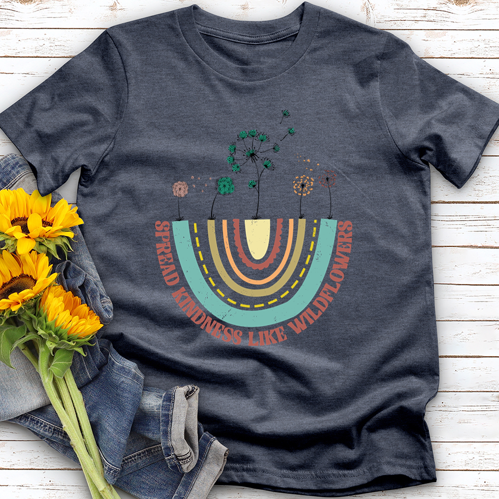 Spread Kindness Like Wildflowers Softstyle Tee