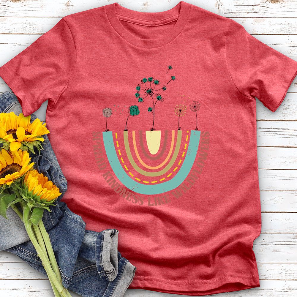 Spread Kindness Like Wildflowers Softstyle Tee