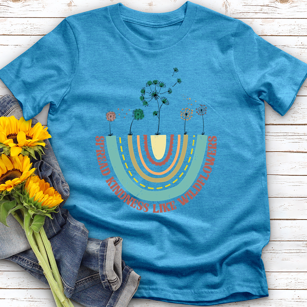 Spread Kindness Like Wildflowers Softstyle Tee