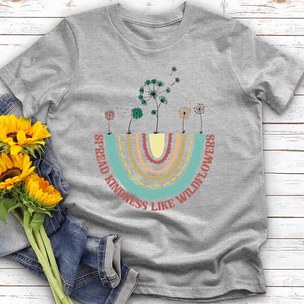 Spread Kindness Like Wildflowers Softstyle Tee
