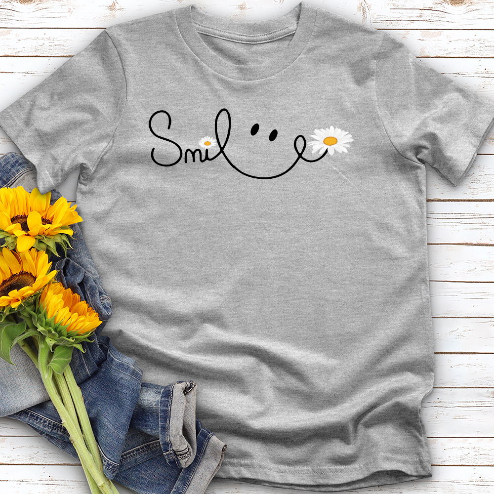 Smile Daisy Softstyle Tee