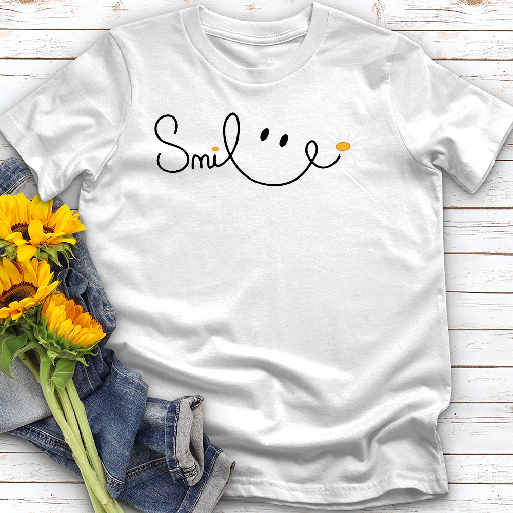 Smile Daisy Softstyle Tee