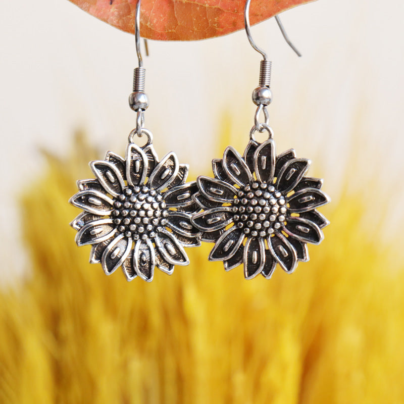 Sunflower Dangle Earrings