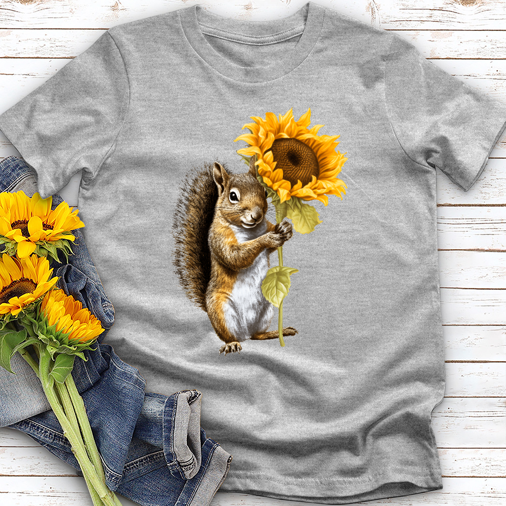 Sunflower Squirrel Tee