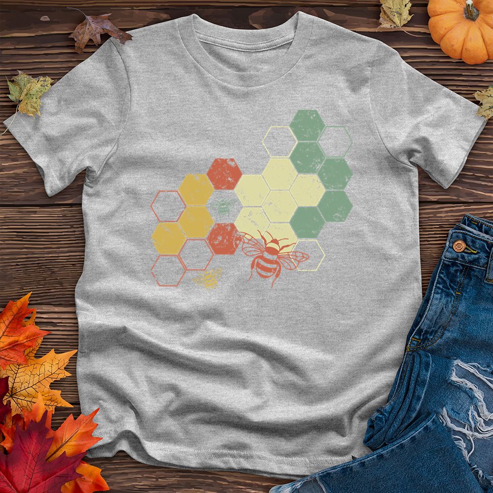 Rainbow Honeycomb Tee