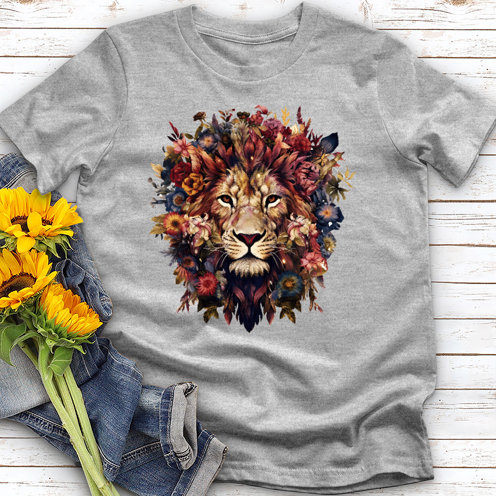 Floral Lion's Mane Tee