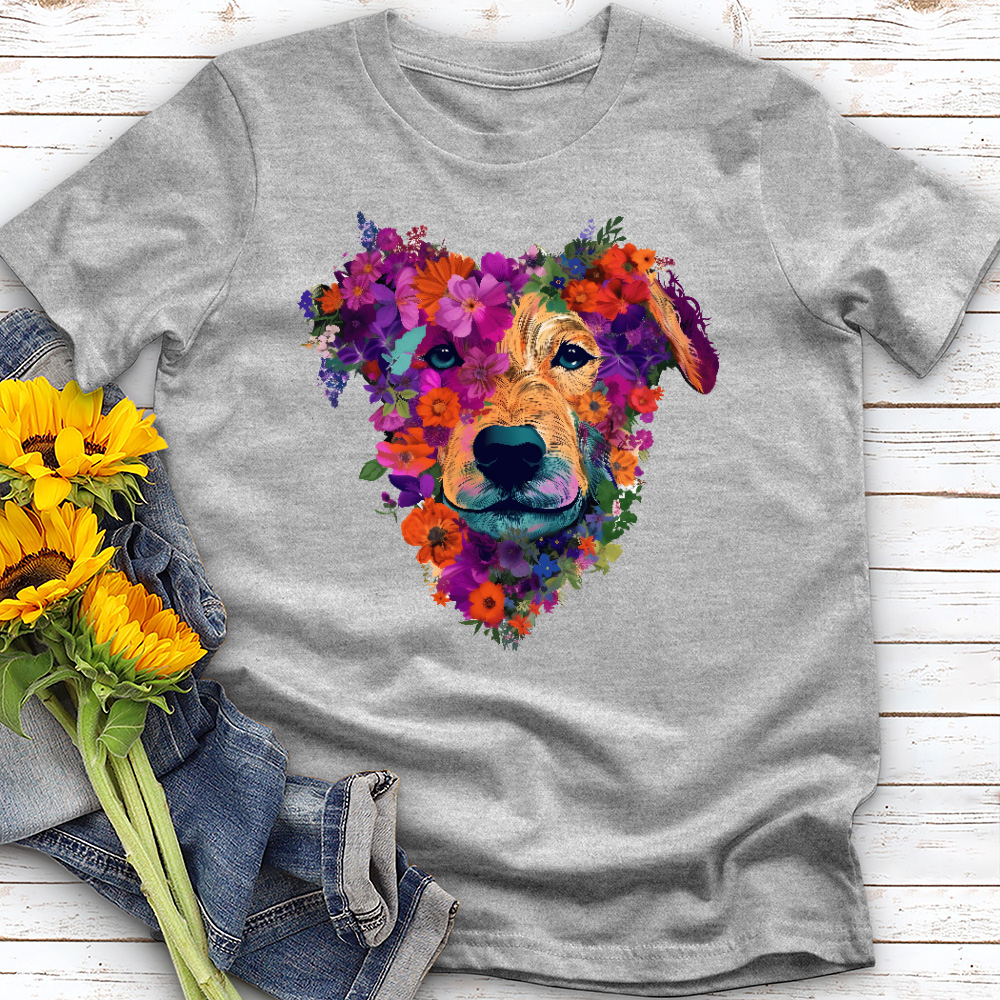 Floral Retriever Tee