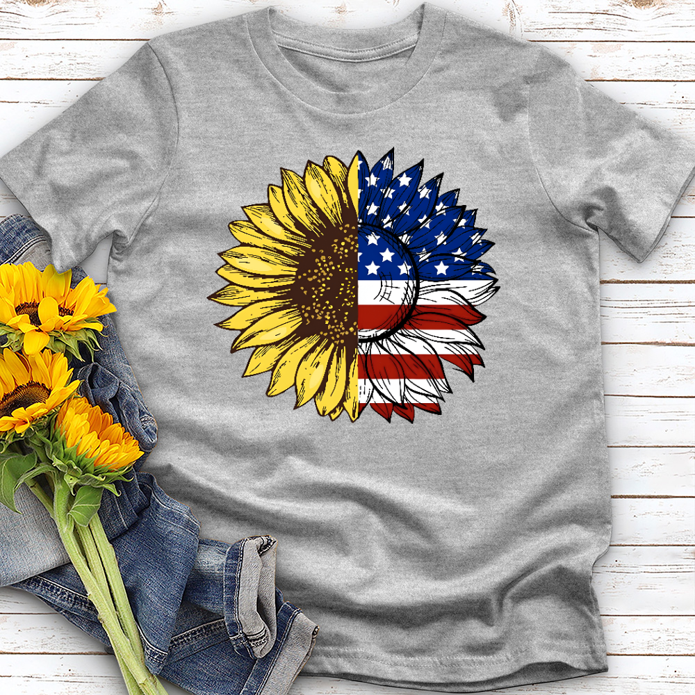 Patriot Sunflower Tee