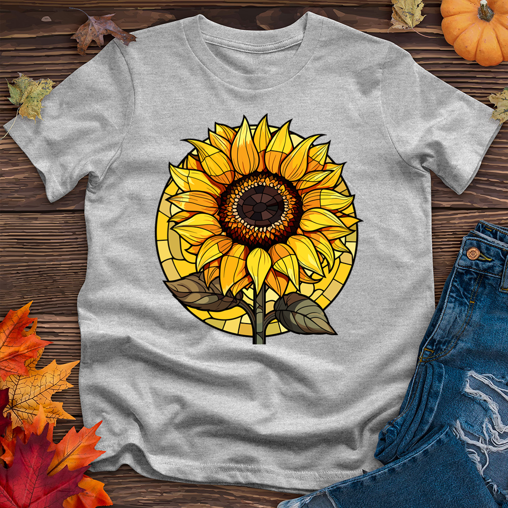 Stained Glass Sunflower Tee