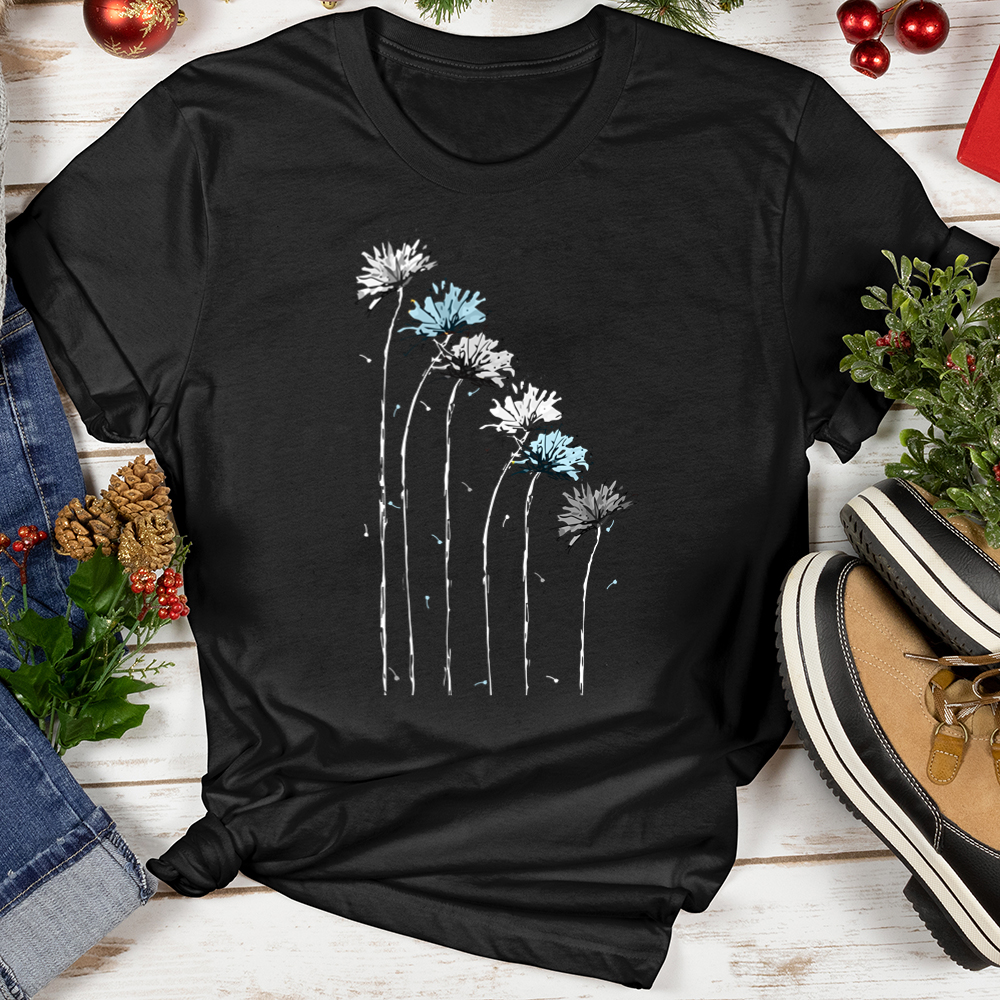 Frosty Dandelion Row Softstyle Tee