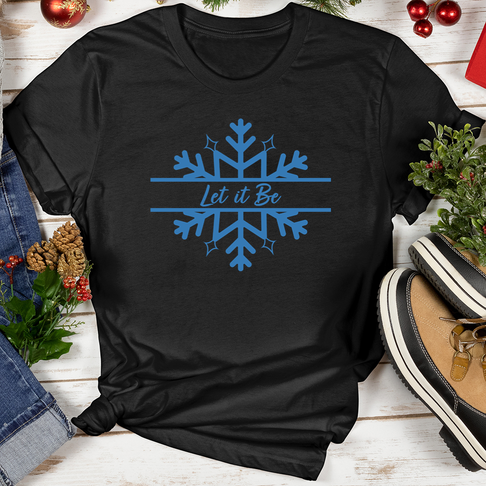 Snowflakes Let it Be Softstyle Tee