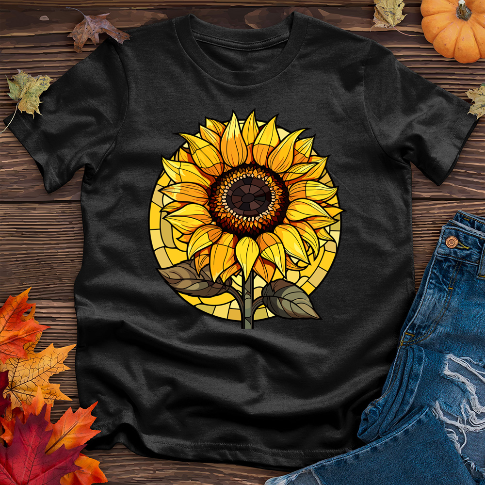 Stained Glass Sunflower Tee