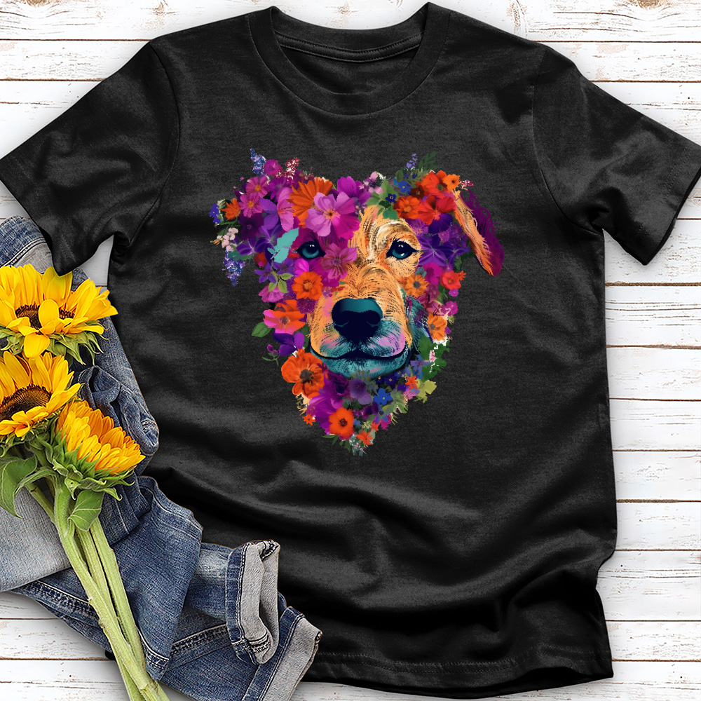 Floral Retriever Tee