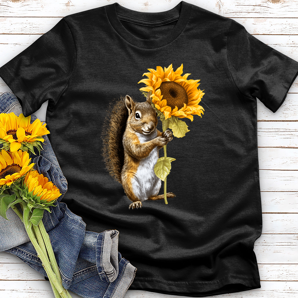 Sunflower Squirrel Tee