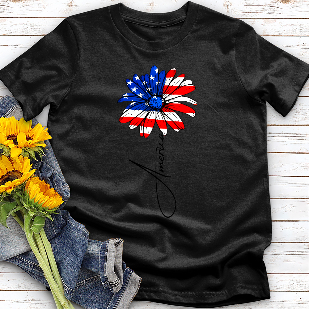 4th of July Daisy Tee