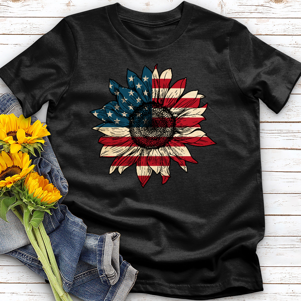 USA Sunflower Tee