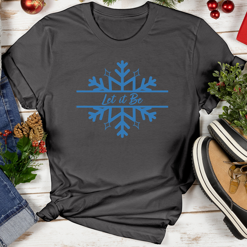 Snowflakes Let it Be Softstyle Tee