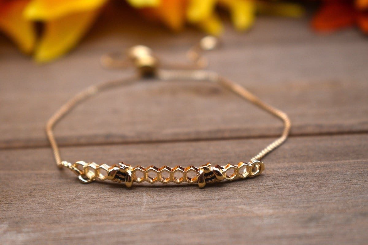 Honey Bee Chain Bracelet