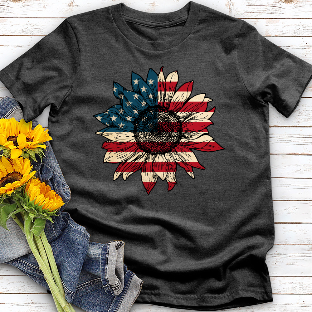 USA Sunflower Tee