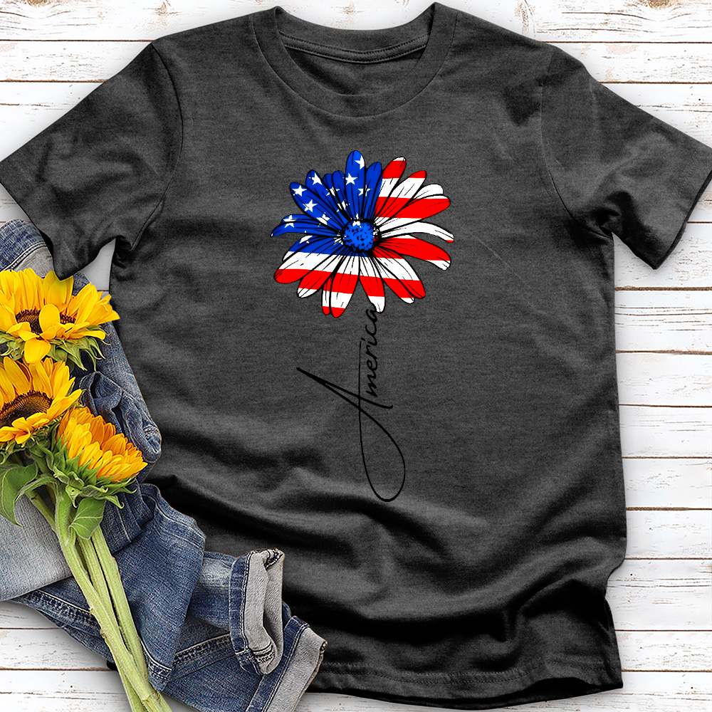 4th of July Daisy Tee