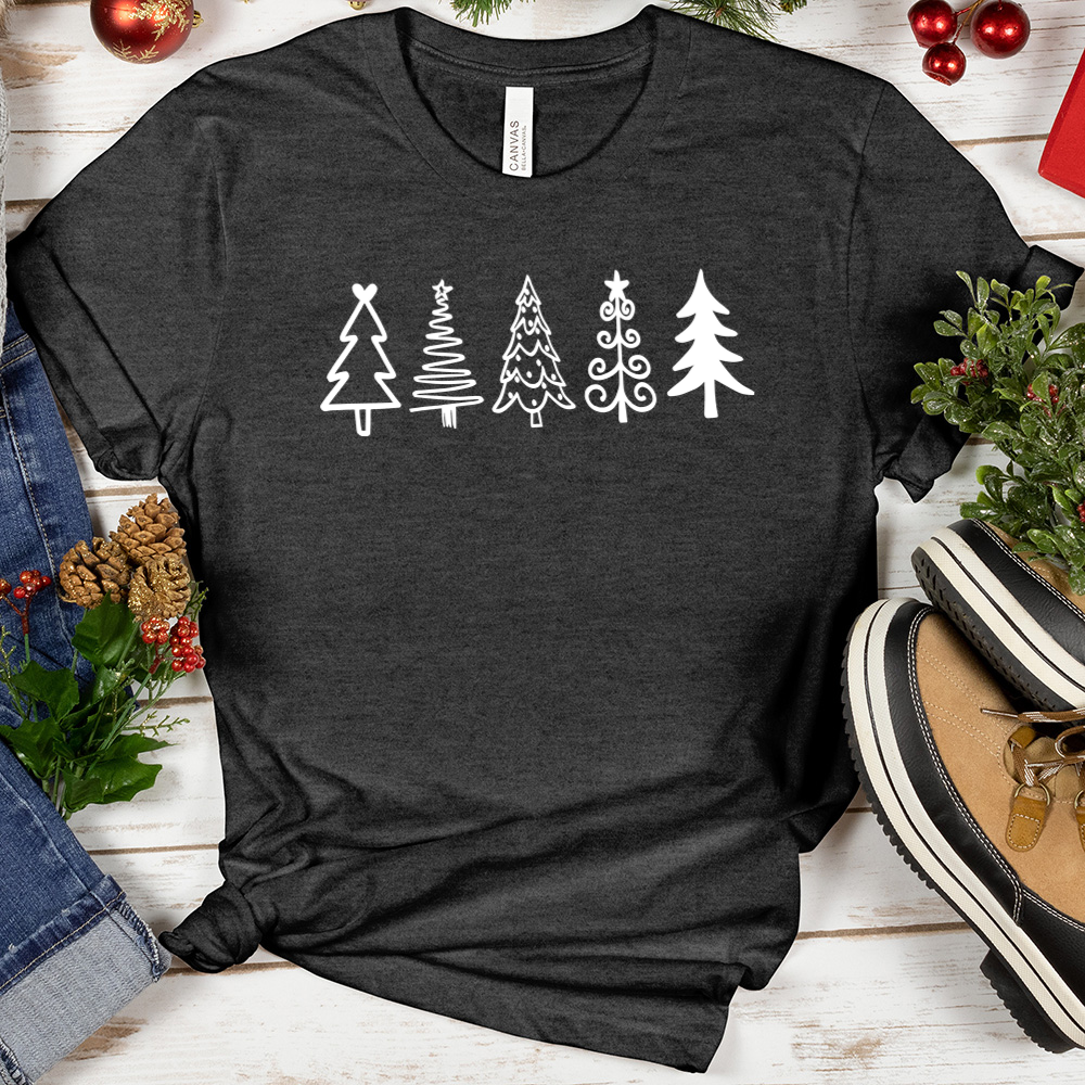 Xmas Tree Row Tee