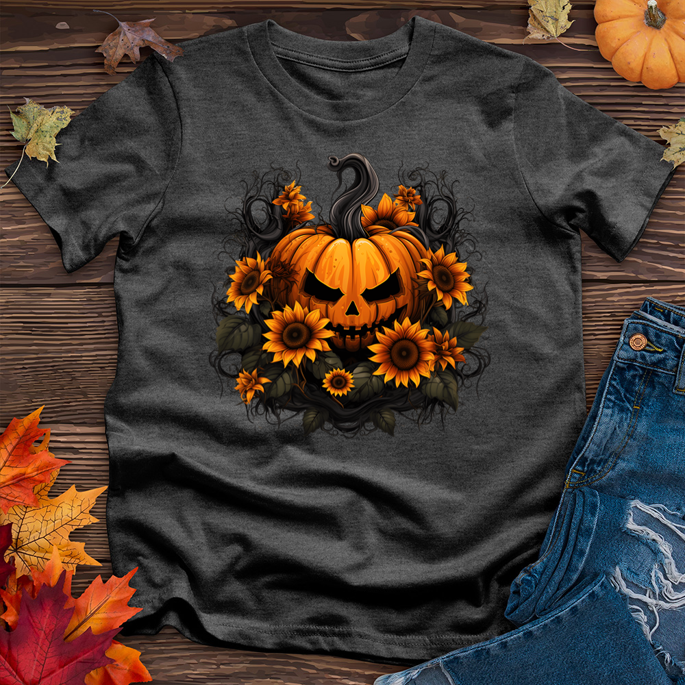 Sunflower Pumpkin Heathered Tee