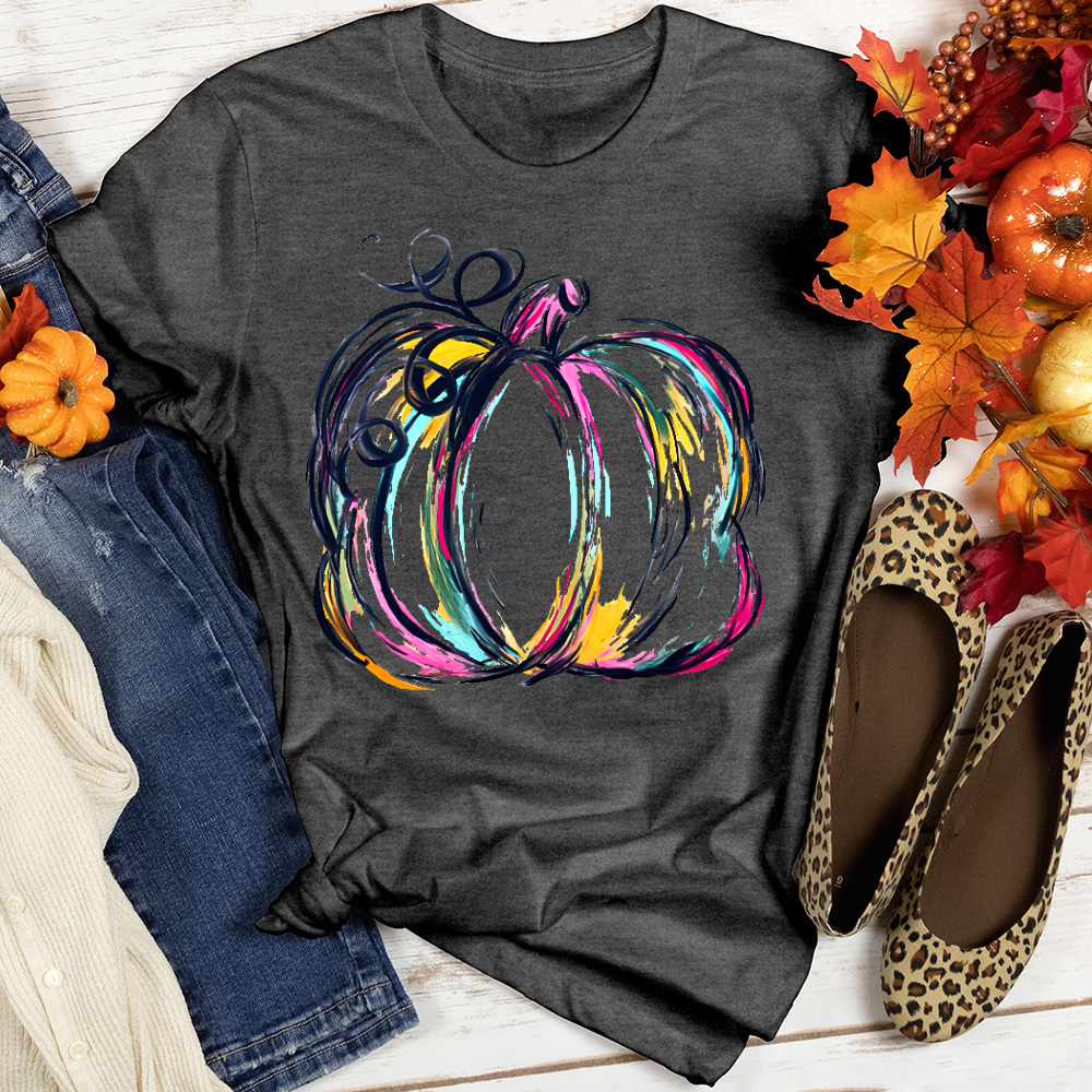 Artistic Pumpkin Tee