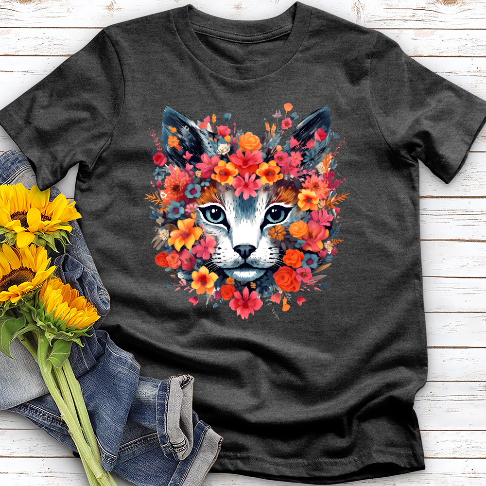 Floral Cat Tee