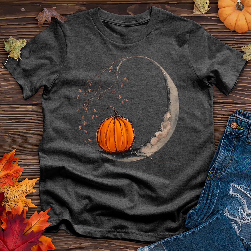Moon and Pumpkin Tee