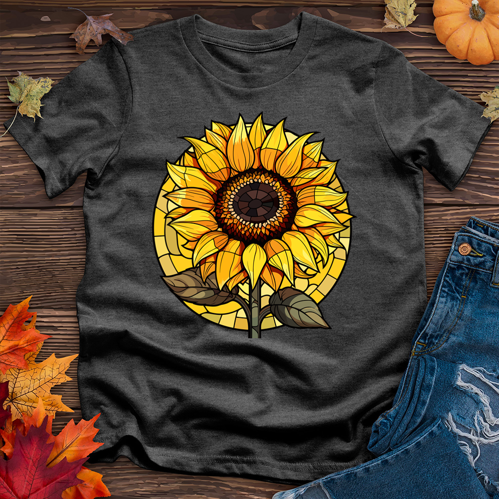 Stained Glass Sunflower Tee