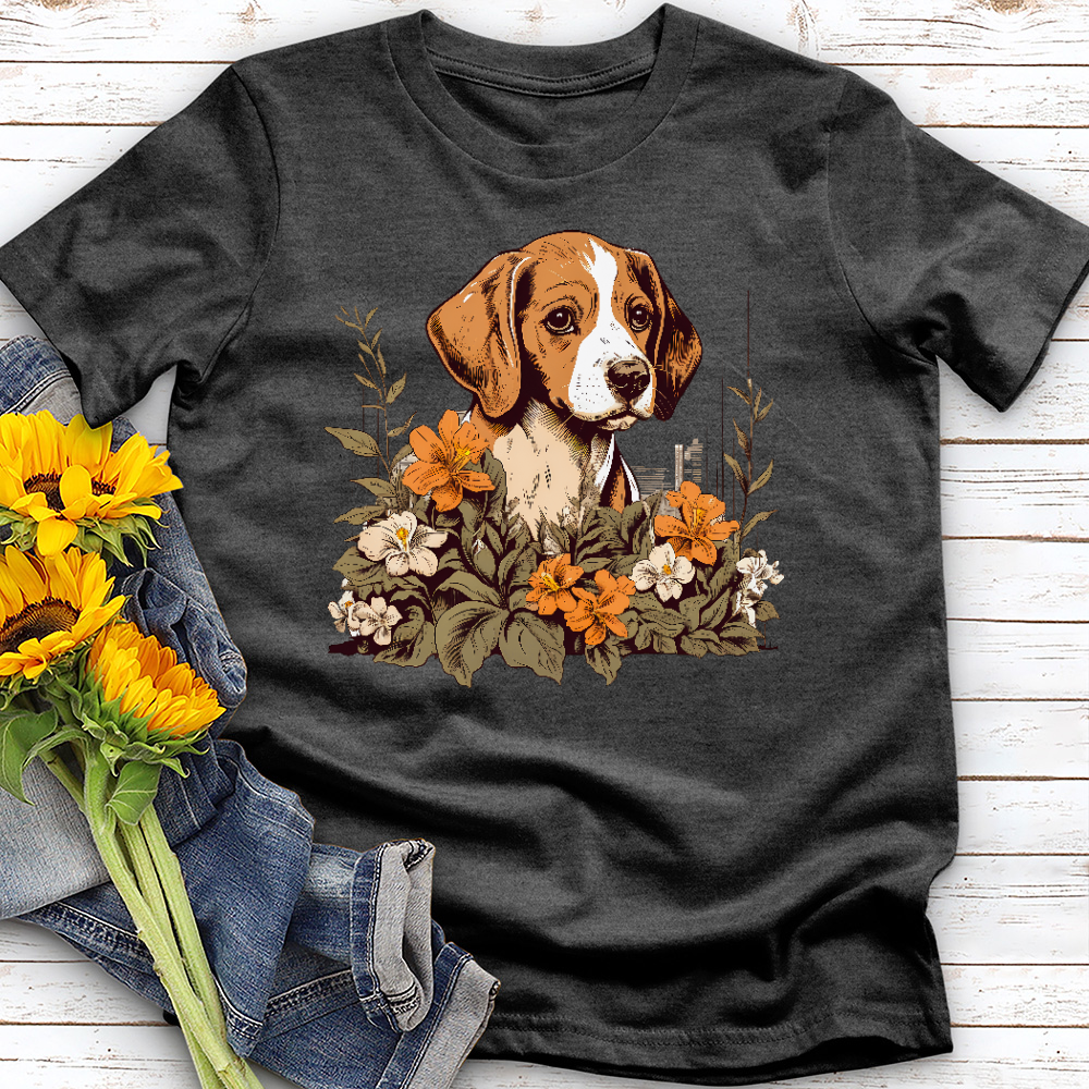 Curious Garden Dog Tee