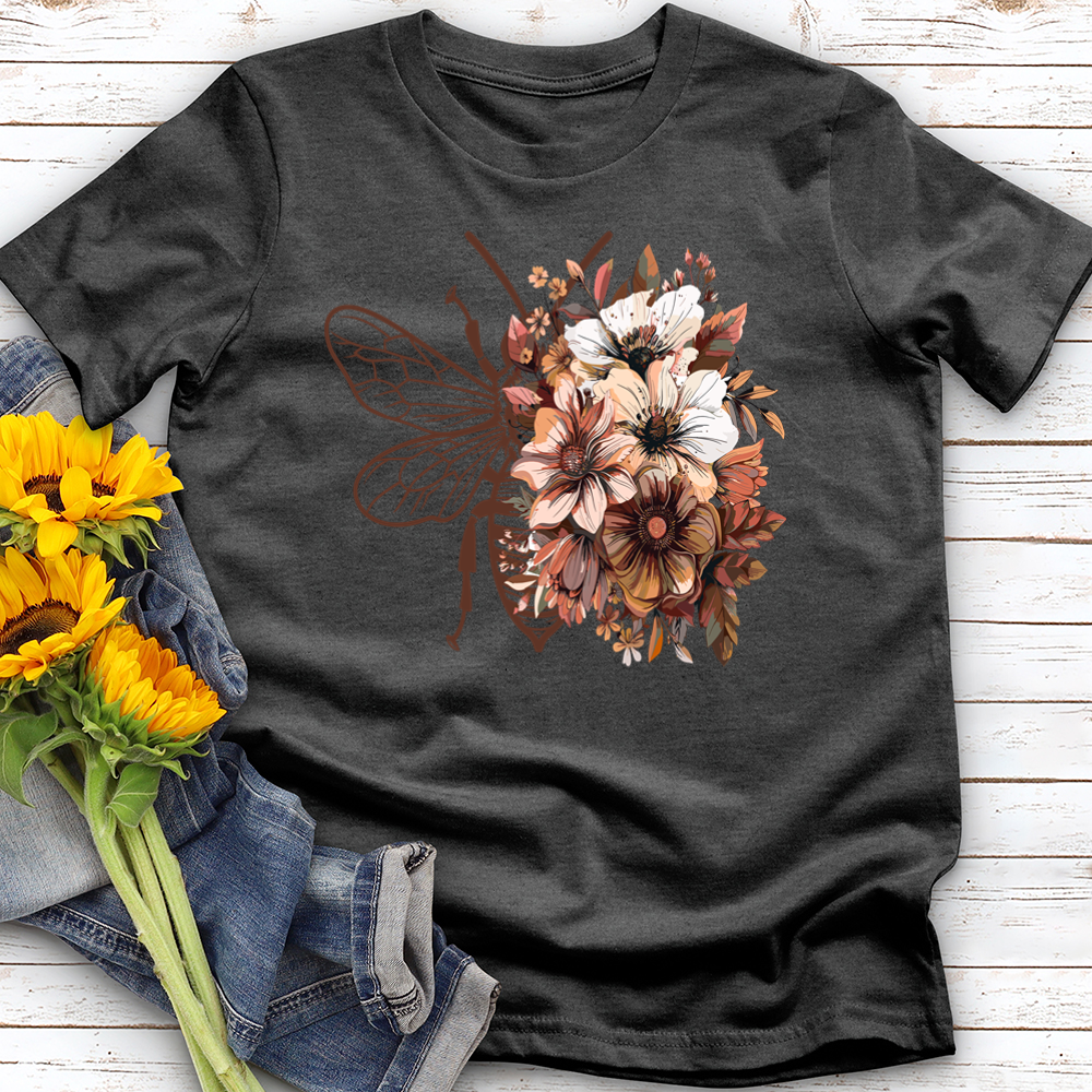 Bee Floral Softstyle Tee