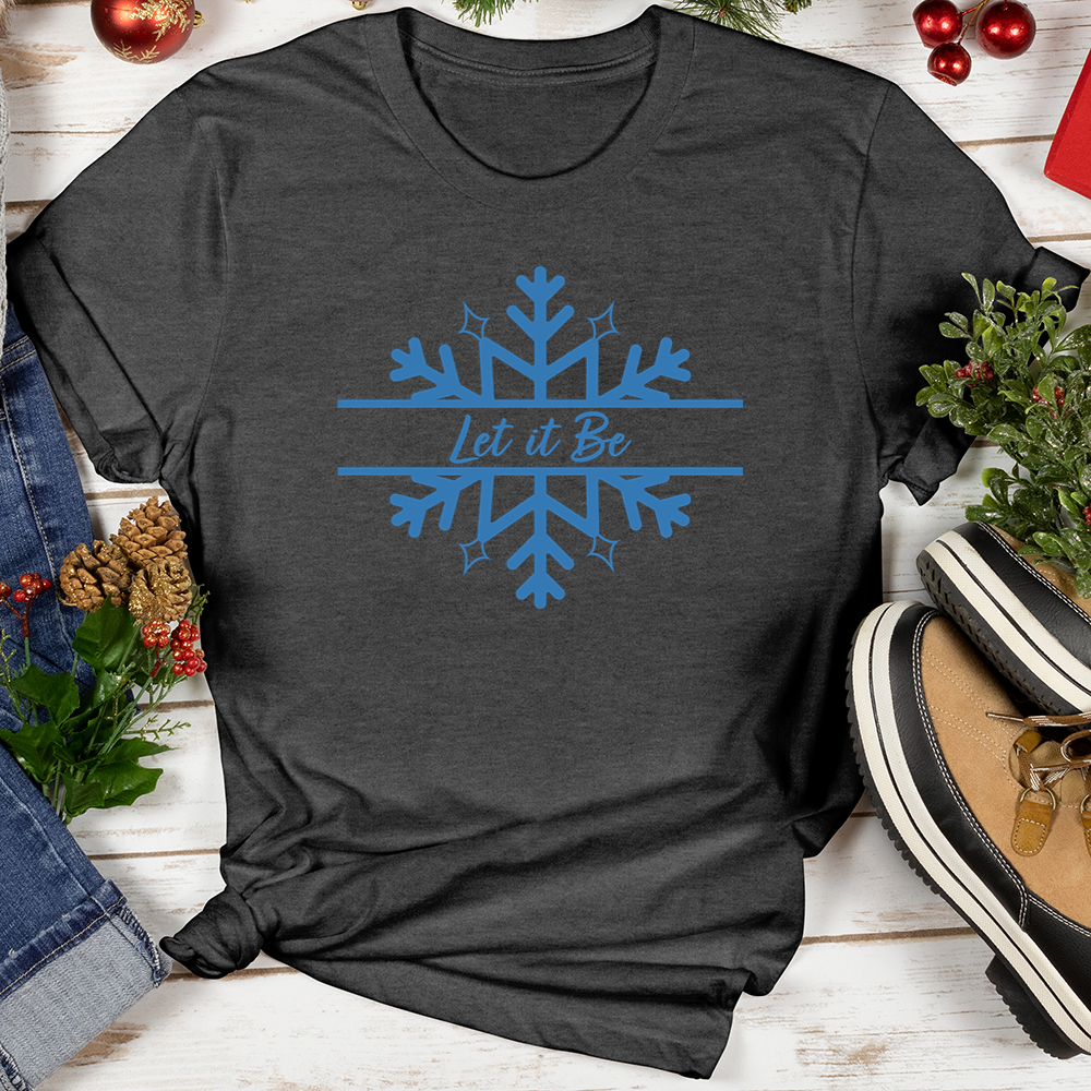 Snowflakes Let it Be Softstyle Tee