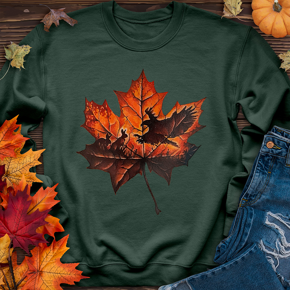 Maple Leaf Crewneck