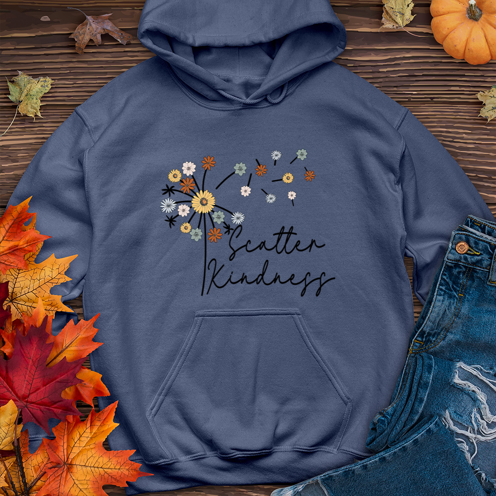 Scatter Kindness Color Dandelion Hoodie