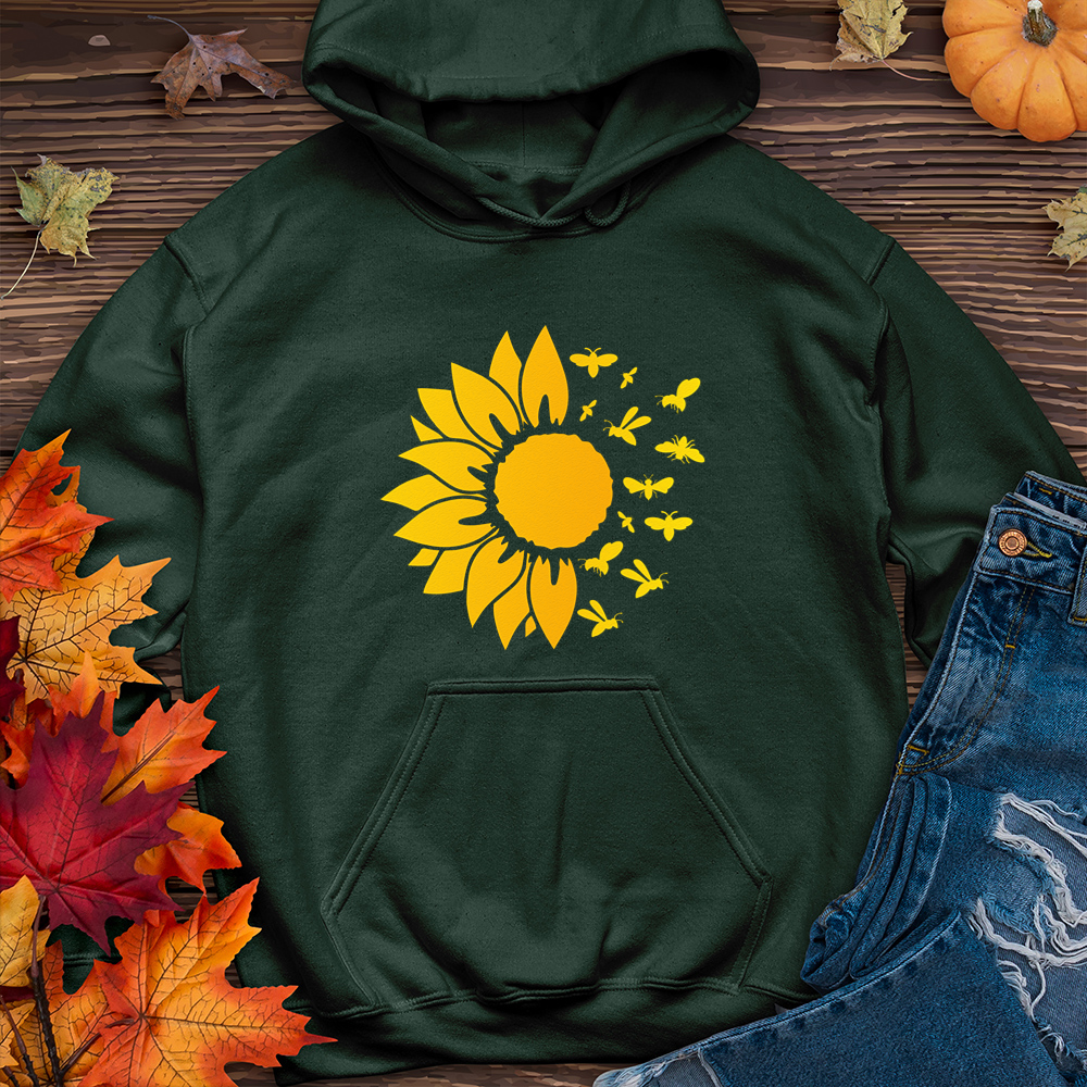 Bee Sunflower Hoodie