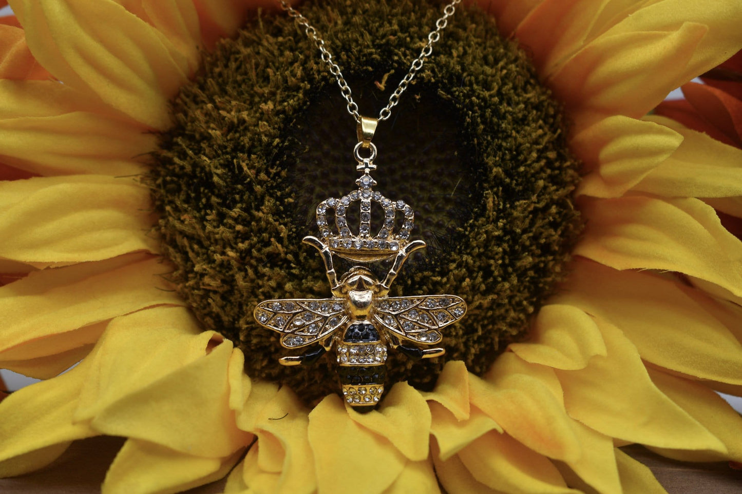 Queen Bee Bling Necklace