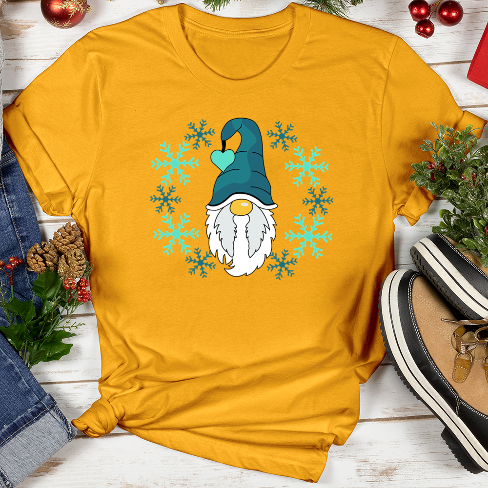 Snowfall Gnome Softstyle Tee