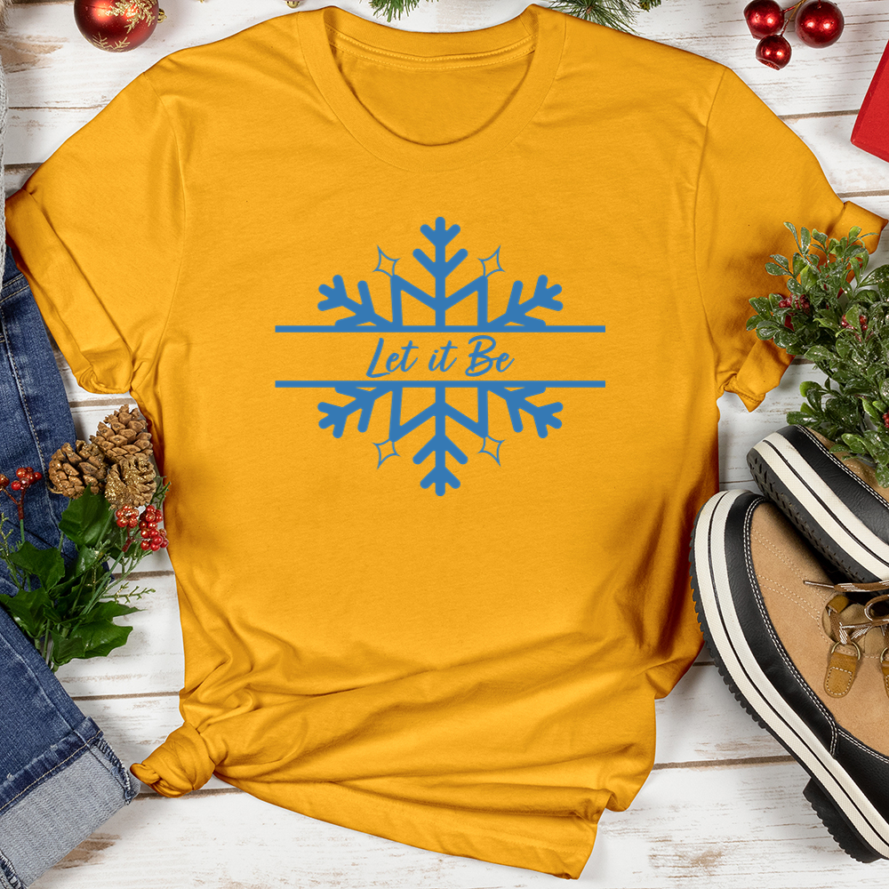 Snowflakes Let it Be Softstyle Tee