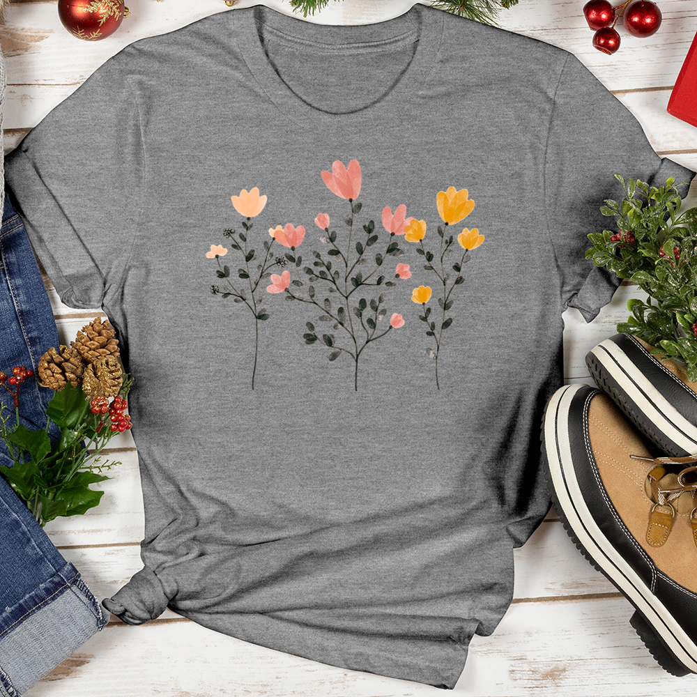 Pastel Flowers Softstyle Tee