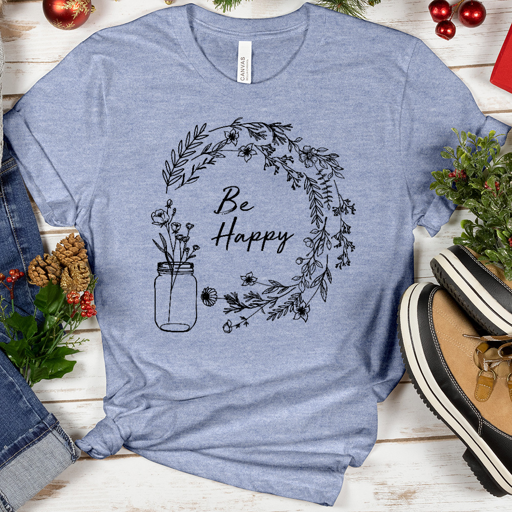VIP Be Happy Floral Tee