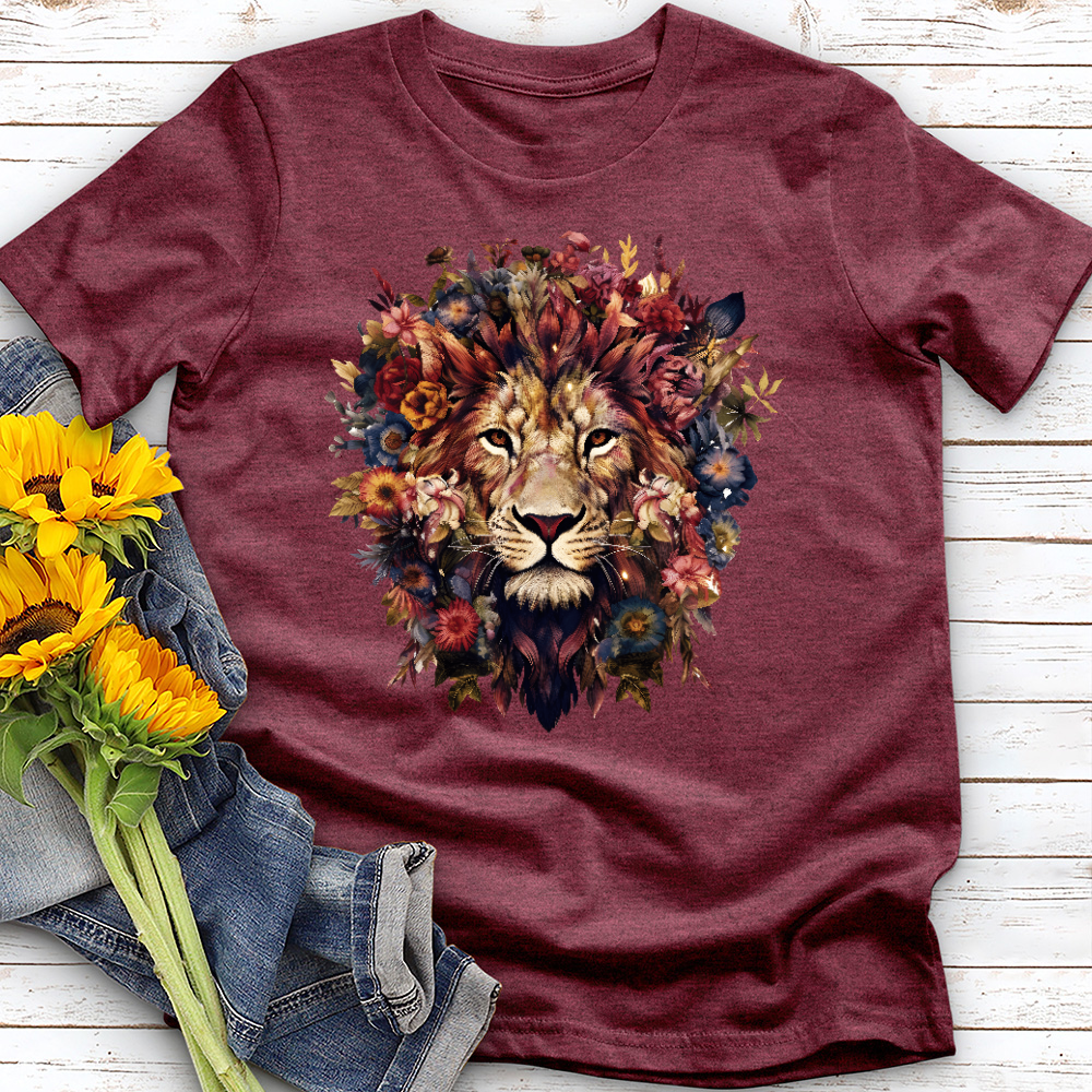 Floral Lion's Mane Tee