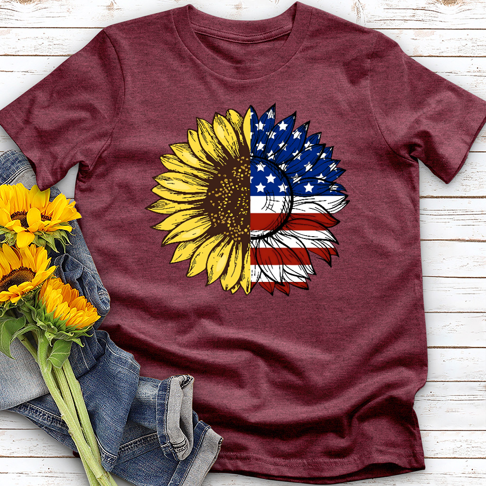 Patriot Sunflower Tee