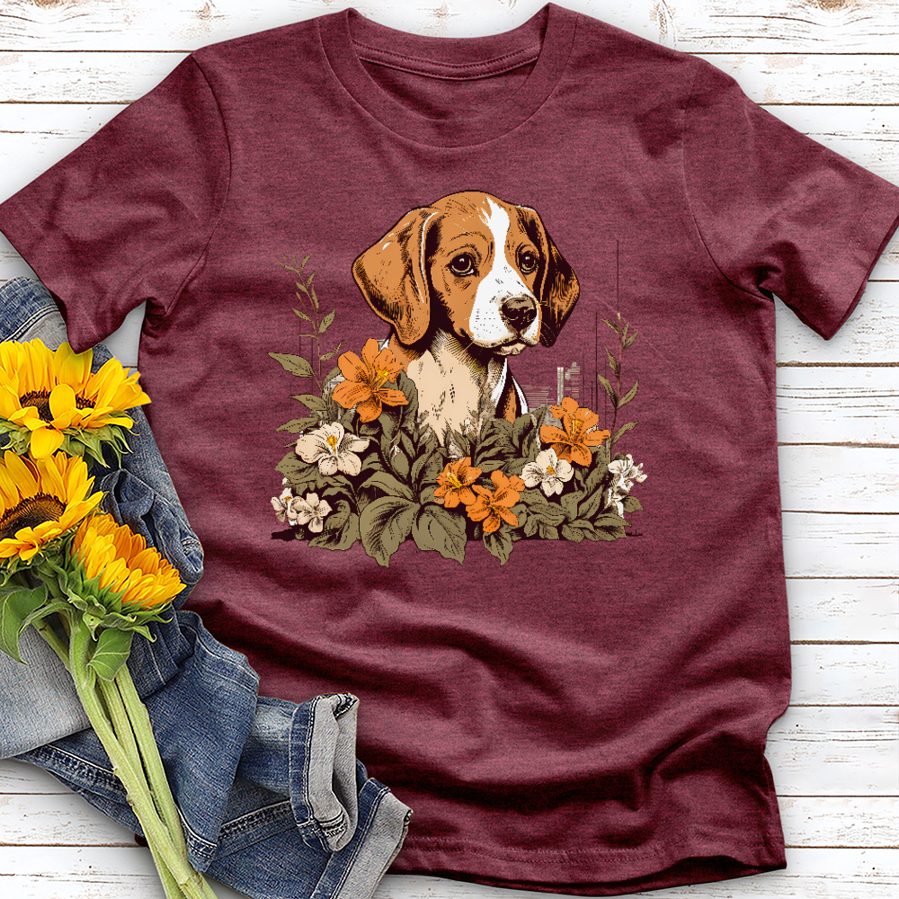 Curious Garden Dog Tee