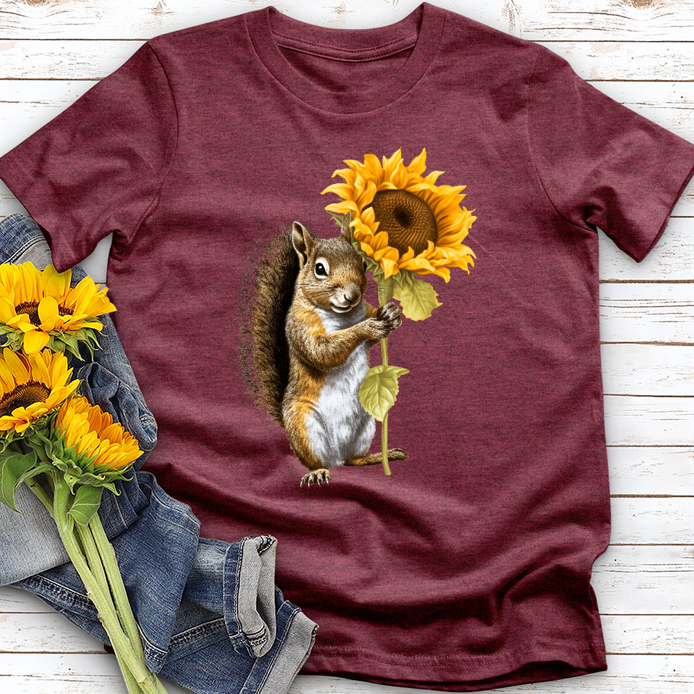 Sunflower Squirrel Tee