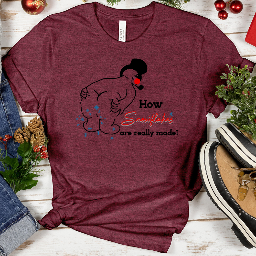 How Snowflakes Are Made Tee