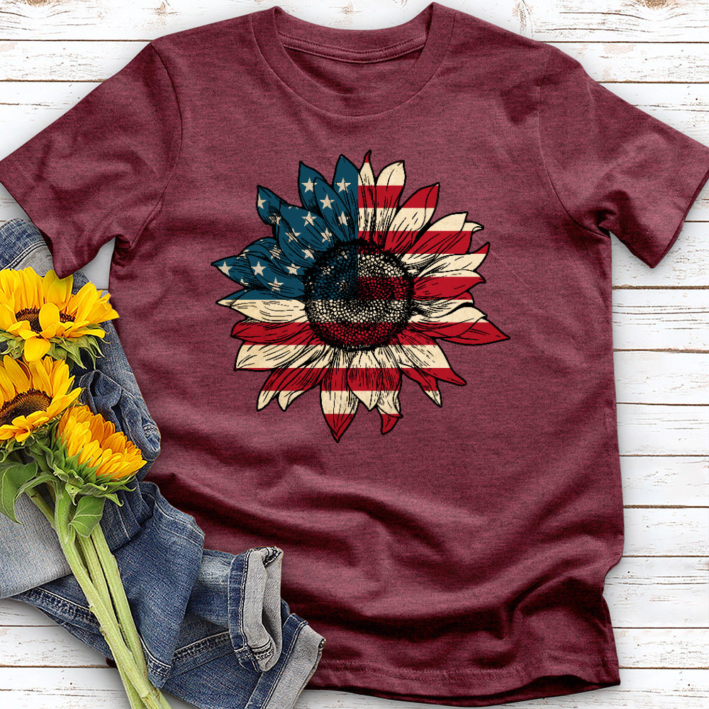 USA Sunflower Tee