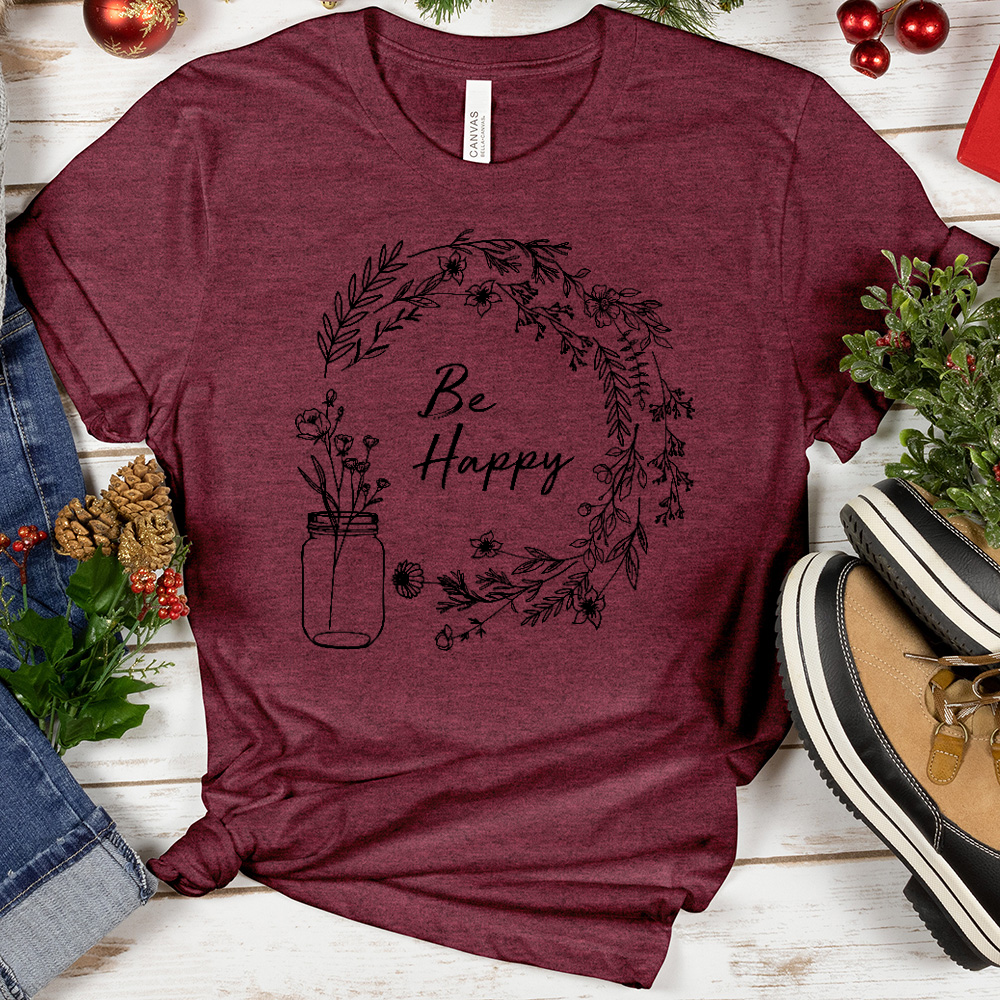 VIP Be Happy Floral Tee
